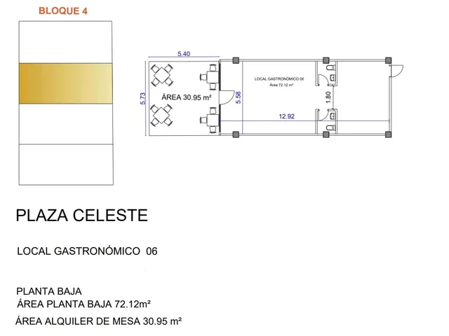 Local comercial en alquiler en Ciudad Celeste, Samborondón · 72.12 m², foto 2